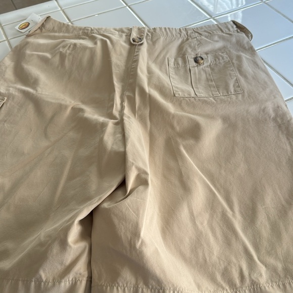 * Talbots Bermuda shorts 💯 cotton 20W kaki NWT - Picture 4 of 5